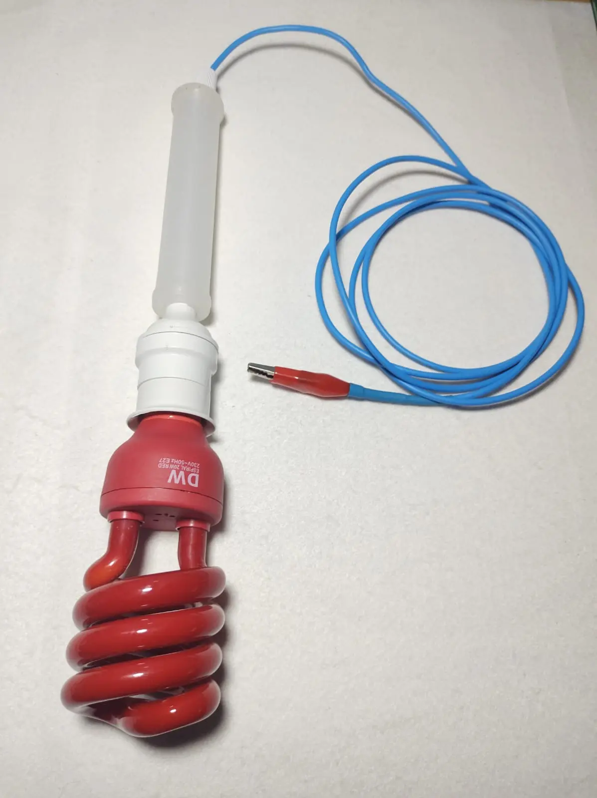 Lámpara roja de alta frecuencia